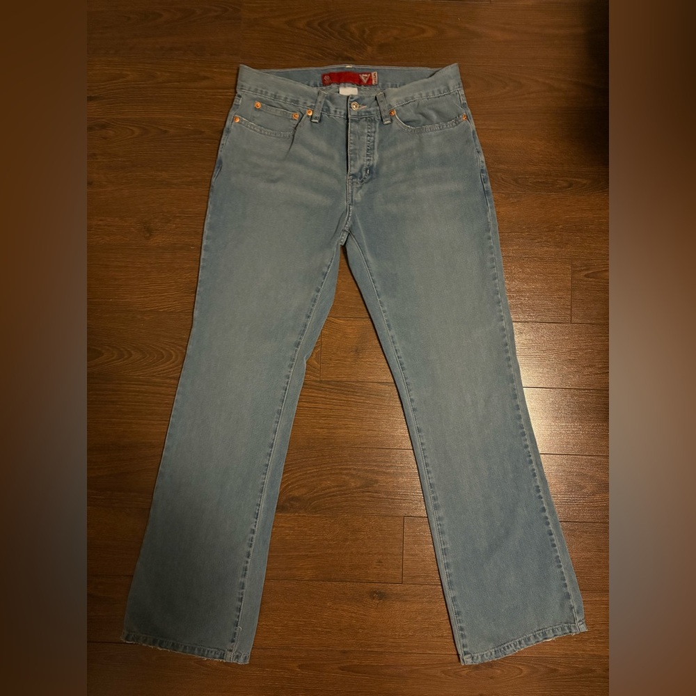 classic blue guess jeans